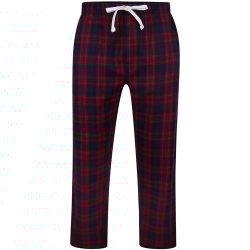 Bigdude Check Lounge Pants Red/Navy